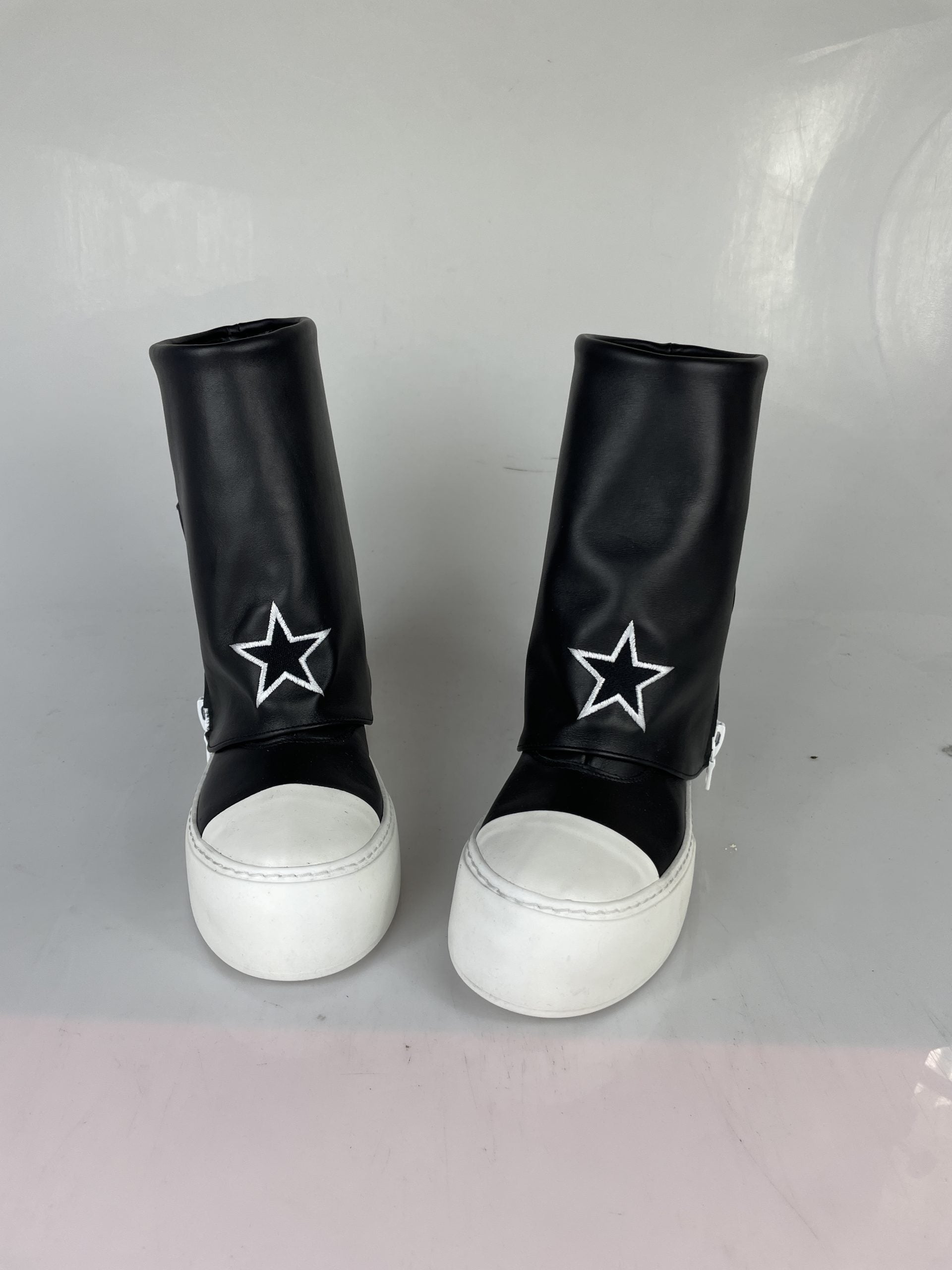 Black leather star