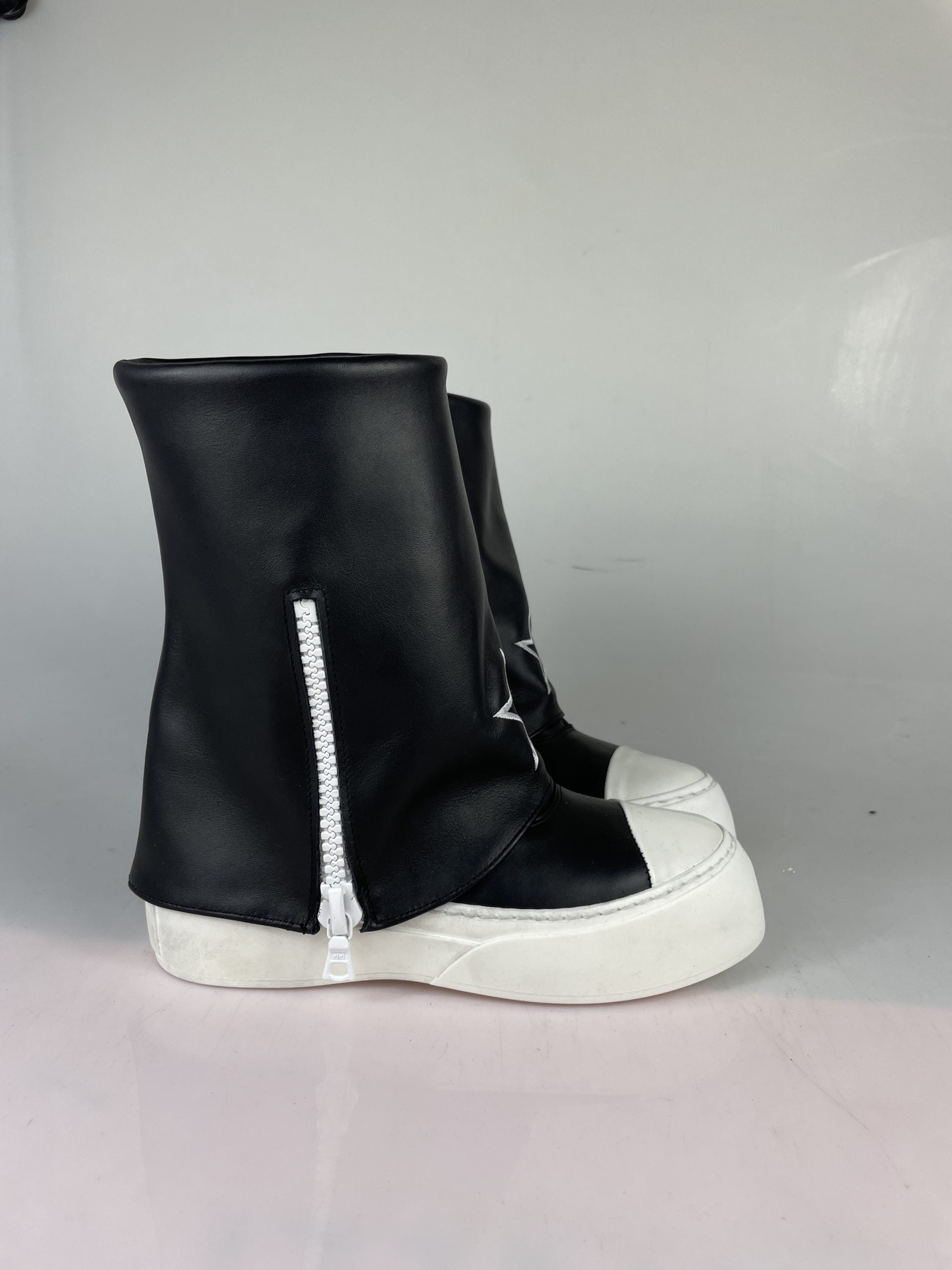 Black leather star