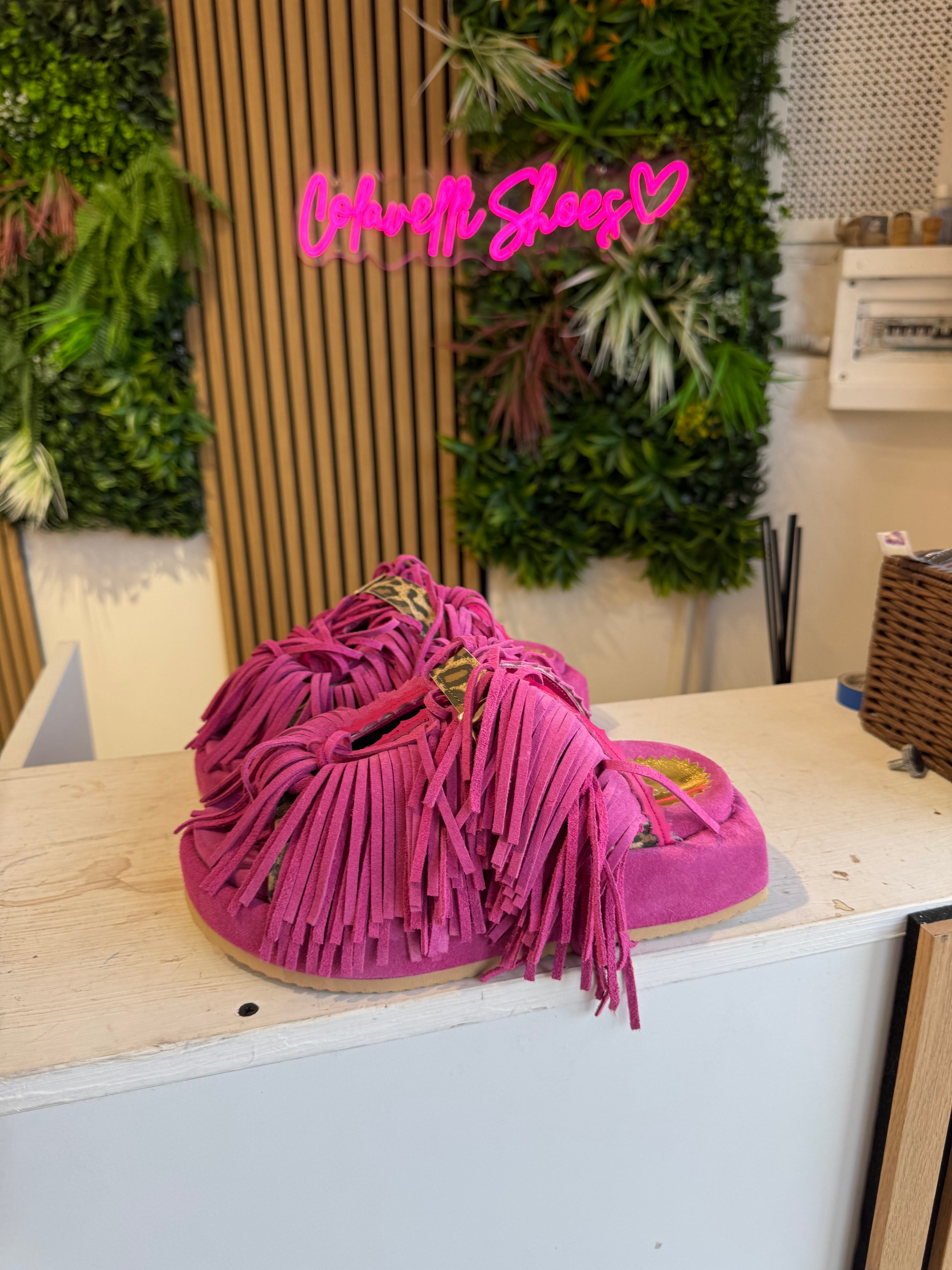 Sinfonia camoscio fuxia rip maculato