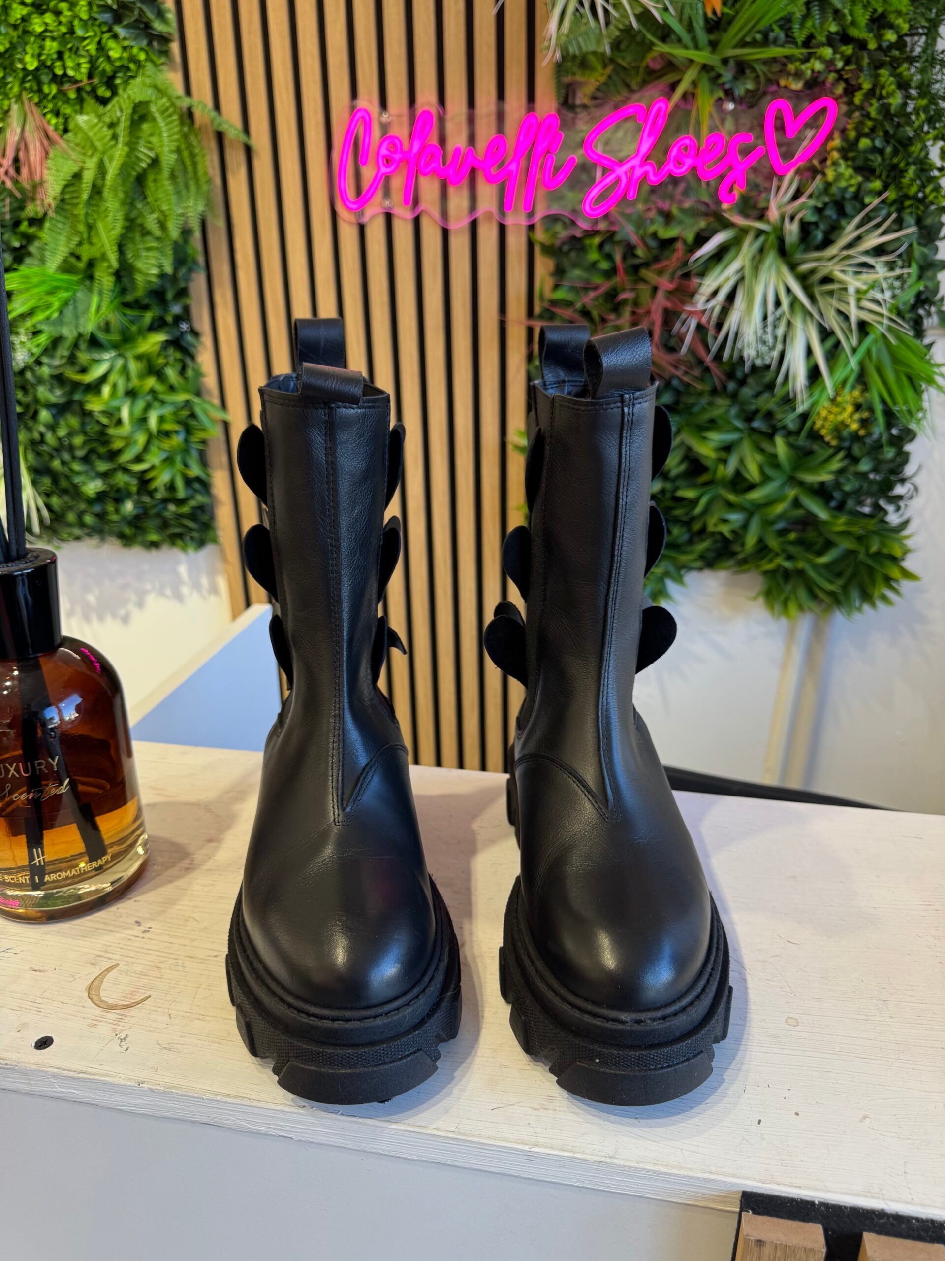 Wake12 cuore double pelle nero