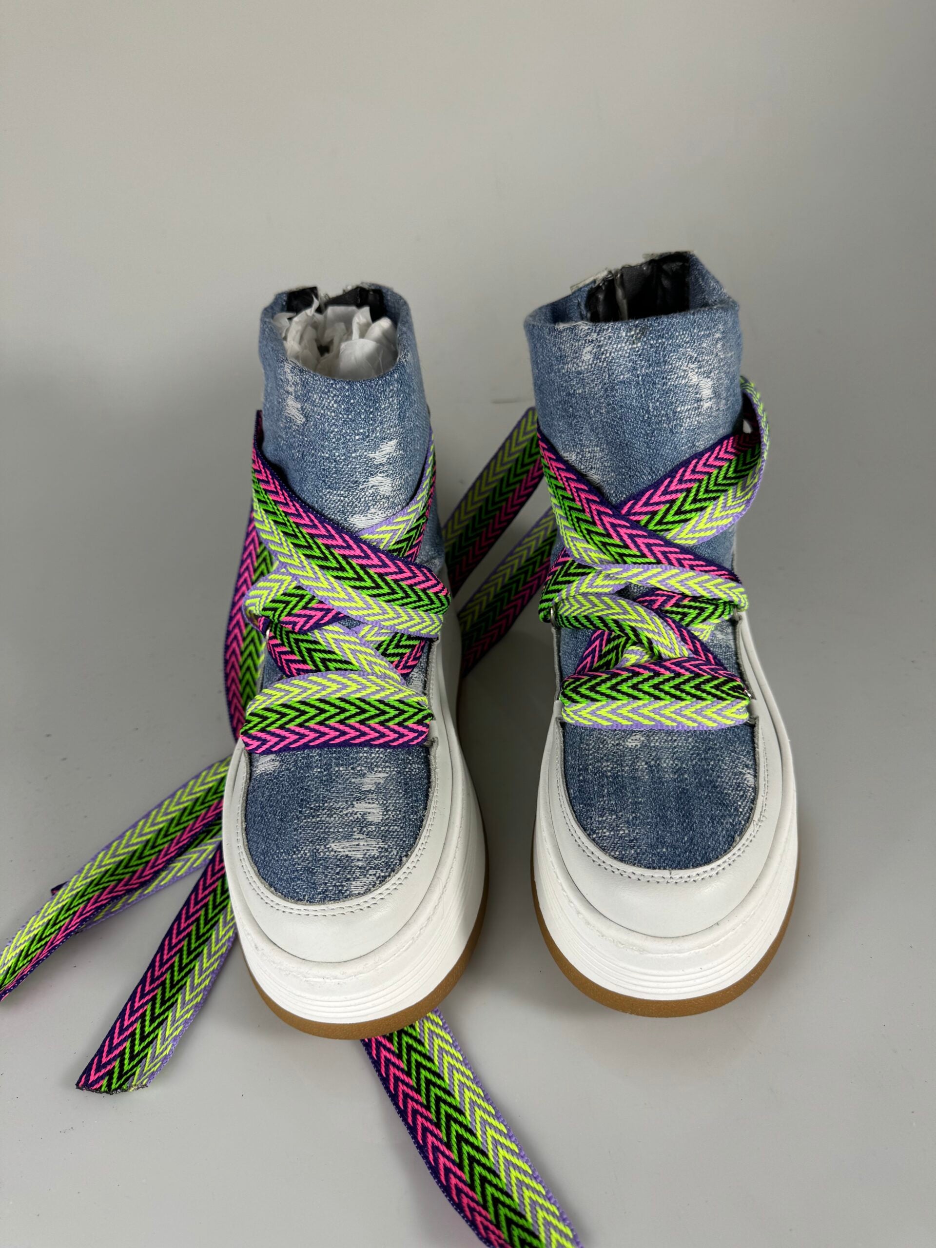 Wolf7 jeans lacciò multicolor