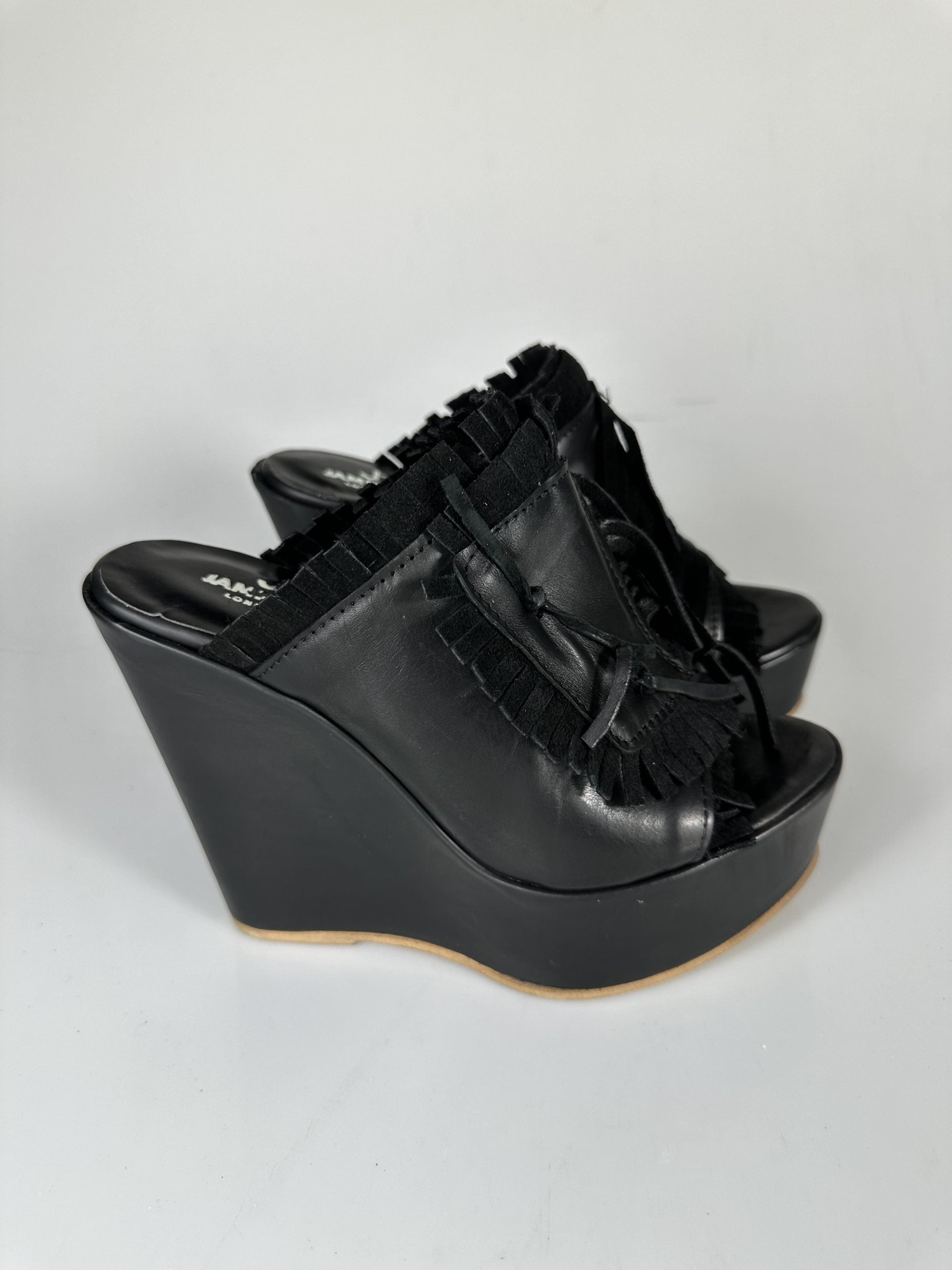 Carmensita armonia pelle nero rip cam nero