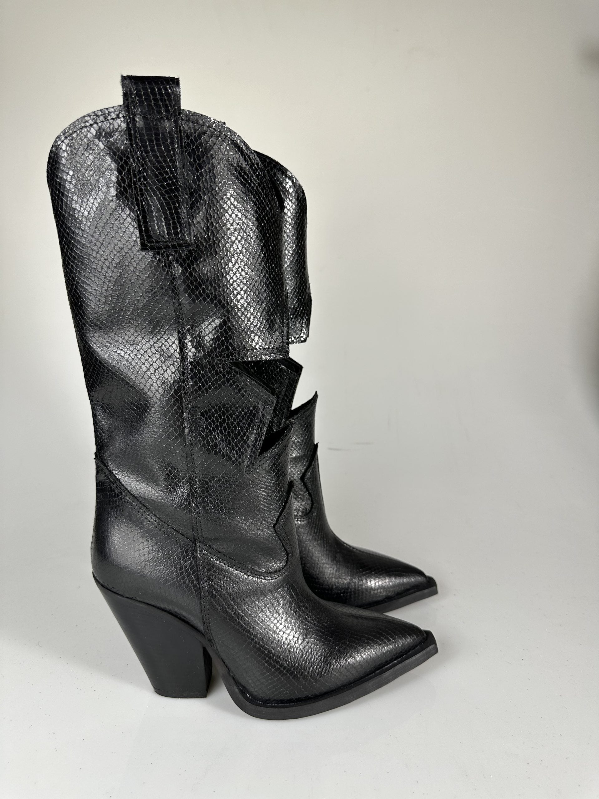 Gabriella star laminato nero