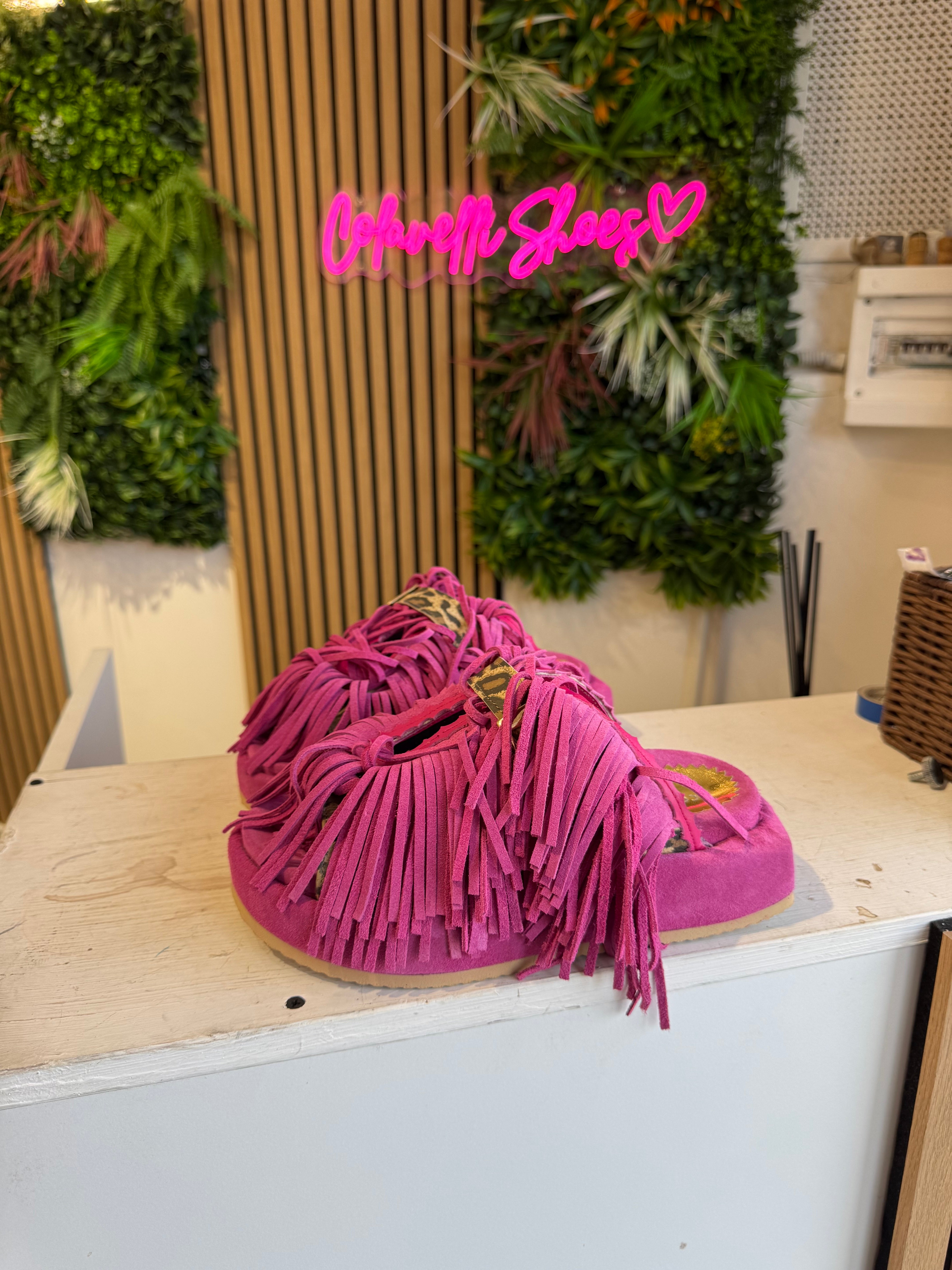 Sinfonia camoscio fuxia rip maculato