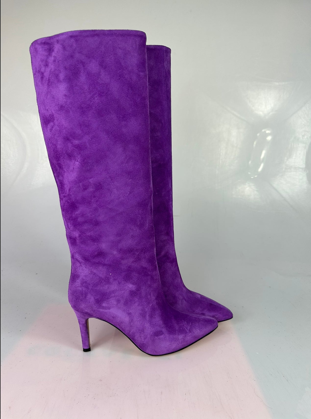 Lurex camoscio viola