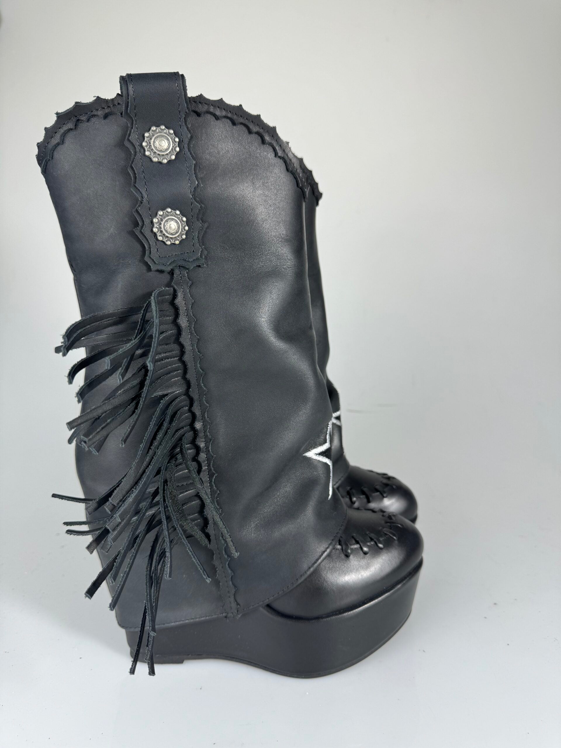Carmensita Euphoria mid pelle nero p.chiusa