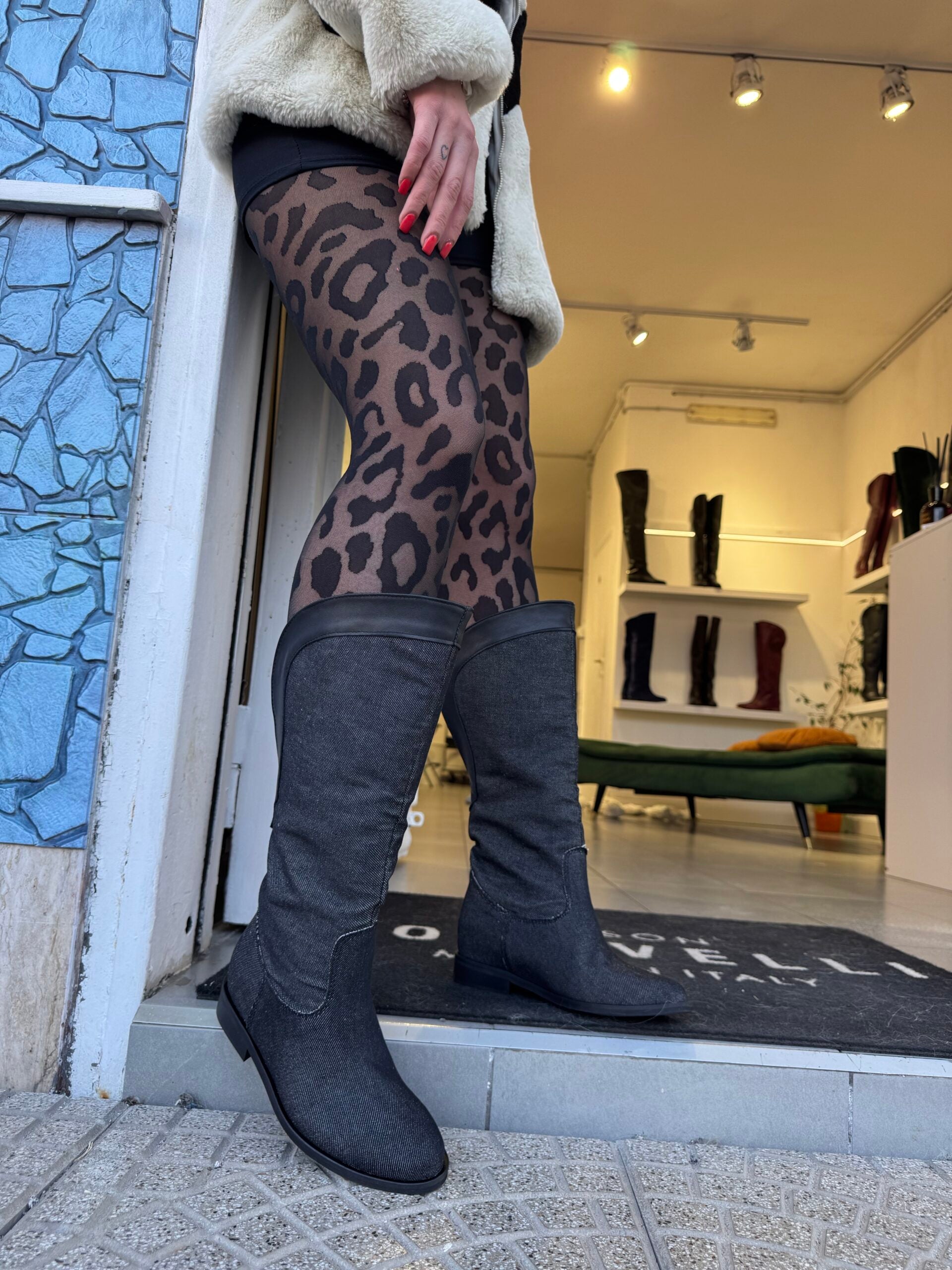 Furia mid jeans  nero