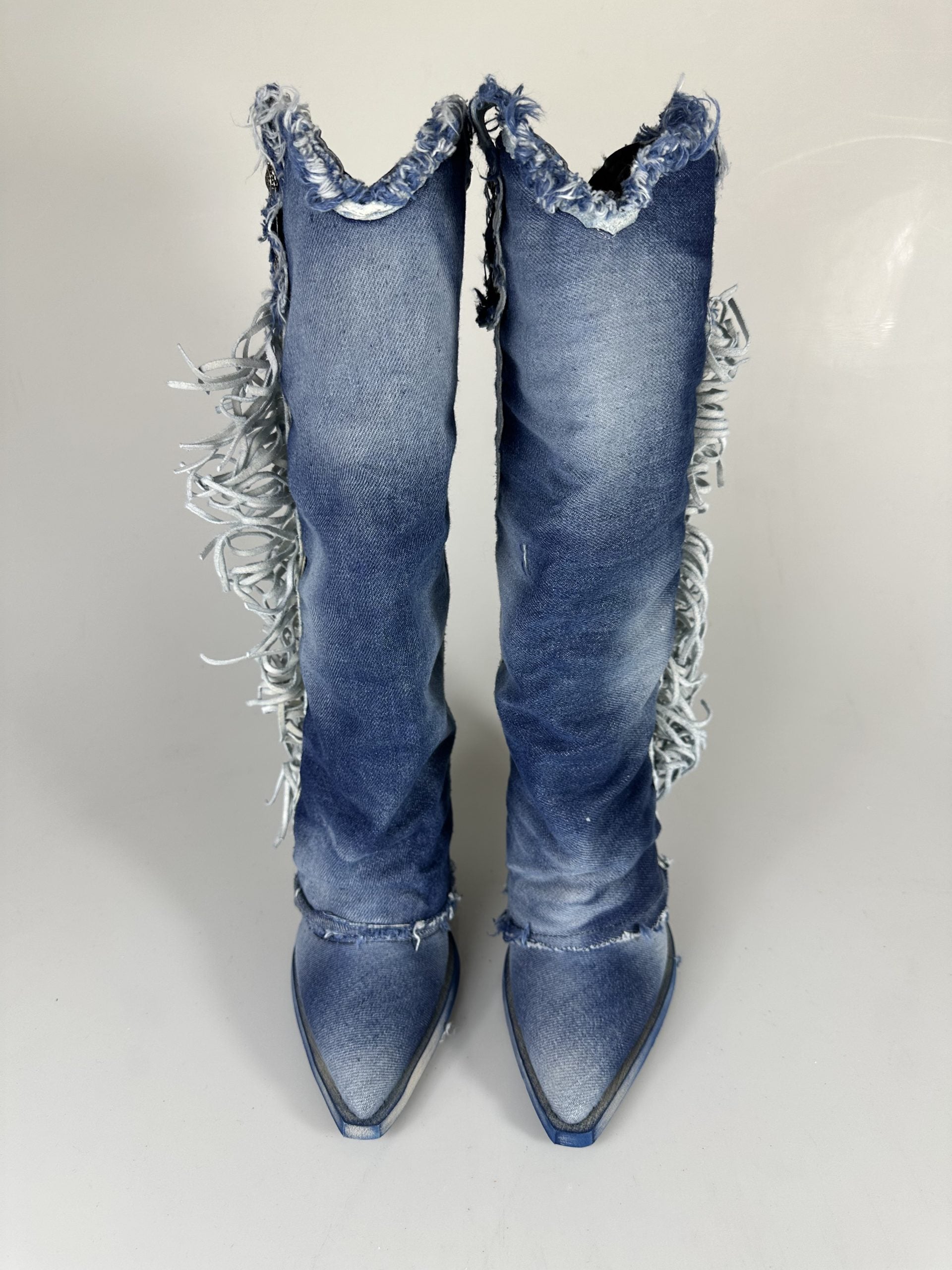 Euphoria jeans slavato limited edition